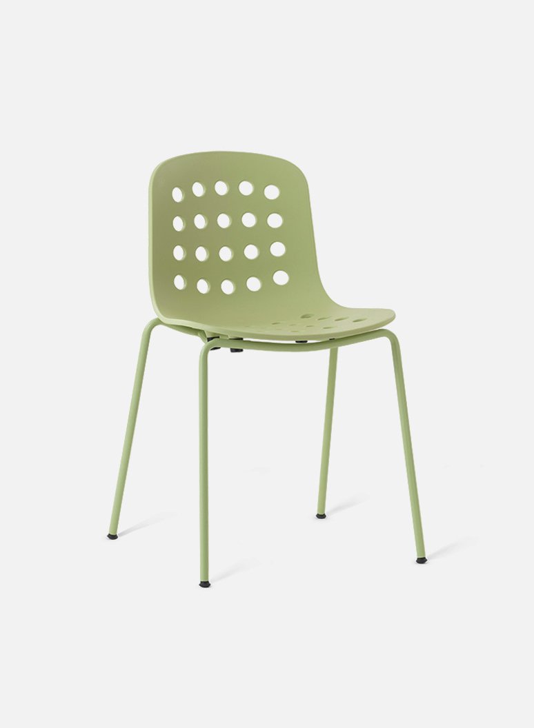 1 Holi sedia Verde oliva Scocca aperta Holi chair Olive gray Open shell