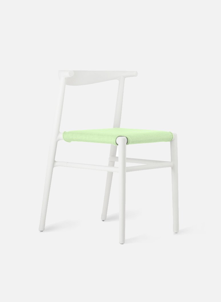 Joi twenty Sunbrella lime upholstery