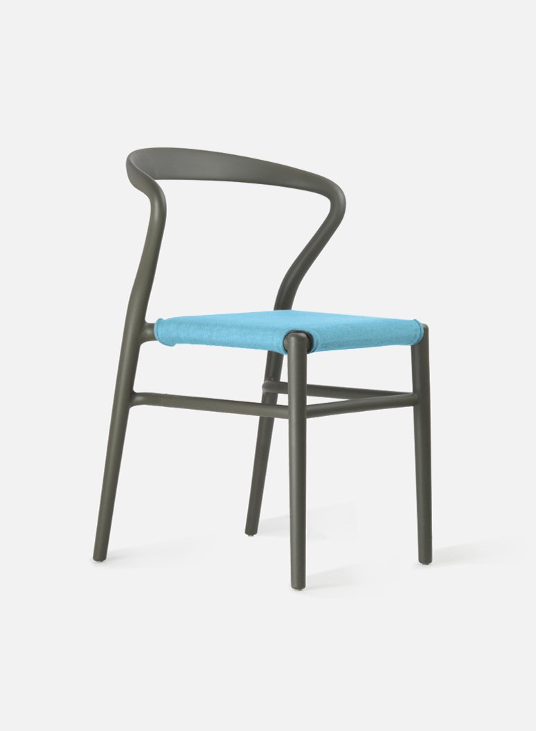 Joi twentyfour Sunbrella light blue upholstery