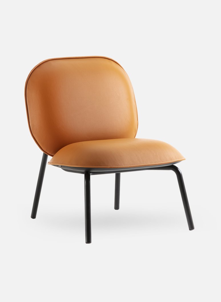 Tasca Lounge Chair | Eco Leather Cognac
