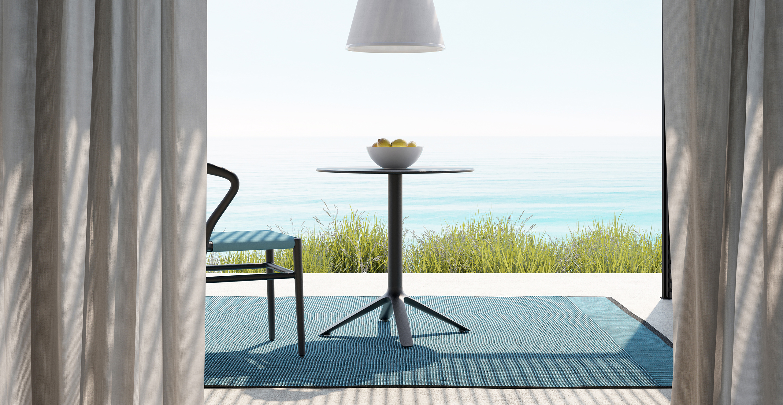Eex side table for indoor & outdoor by TOOU